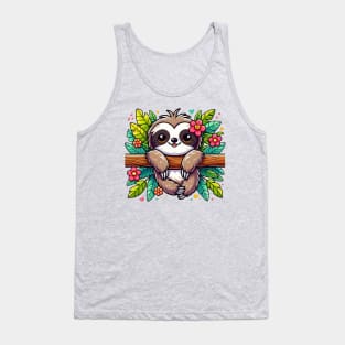 Cute Kawaii Sloth Tank Top